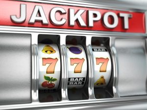 Spilleautomat med jackpot